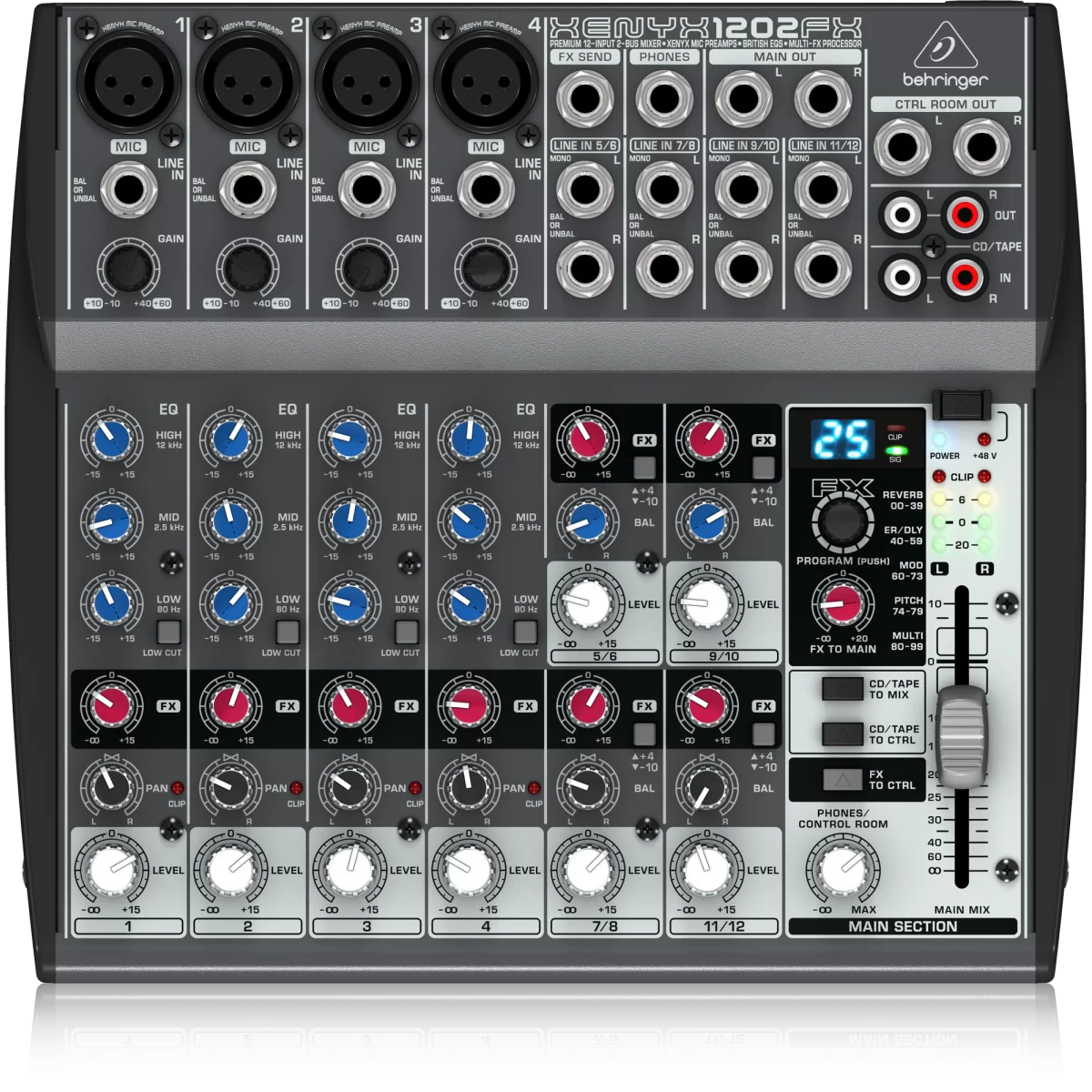 ベリンガー　XENYX 1202FX アナログミキサー 12ch Behringer 1202FX 12-канальный аналоговый микшер купить в Москве и